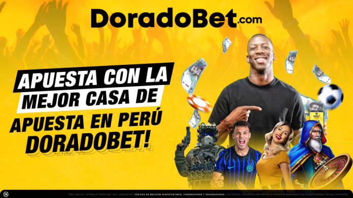 Plataforma de Doradobet apuestas Perú mostrando apuestas deportivas y casino online en una de las mejores casas de apuestas en Perú.