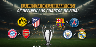 Cuartos de final de la Champions: Manchester City vs Real Madrid, Barcelona vs PSG, Bayern vs Arsenal y Dortmund vs Atlético de Madrid