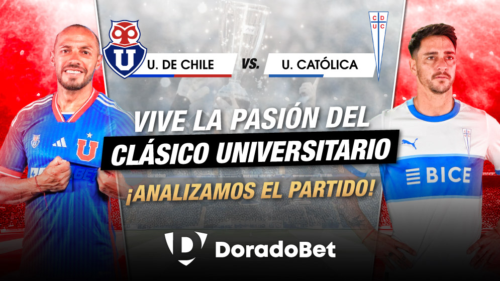 Prepara tus apuestas para el clasico universitario entre U de Chile vs Catolica, por el campeonato nacional