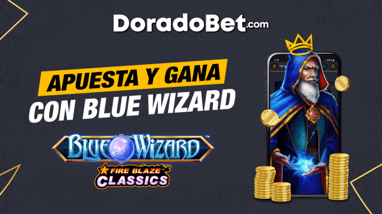 Juega Blue Wizard en DoradoBet Perú: ¡Recompensas Mágicas!