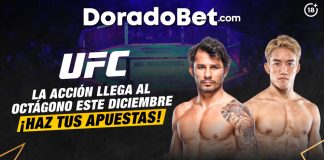 Alexandre Pantoja y Kai Asakura frente a frente en UFC 310, 7 de diciembre.