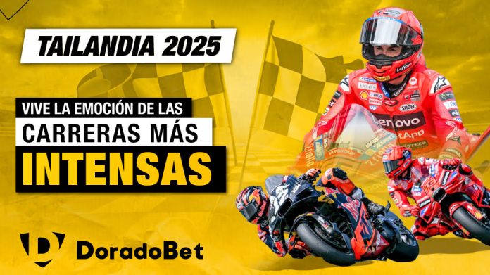 Análisis, pronósticos y apuestas para el Gran Premio de MotoGP Tailandia 2025 en el Circuito de Buriram. Descubre los favoritos, horarios y cuotas en DoradoBet Costa Rica.