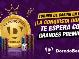 Torneo de casino en vivo La Conquista Dorada en DoradoBet Costa Rica con grandes premios en efectivo y giros gratis.