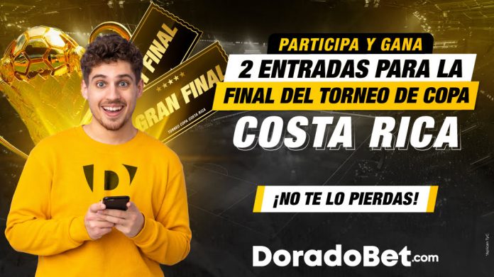 Sorteo Copa Costa Rica, donde puedes ganar entradas para la final recargando saldo en DoradoBet.