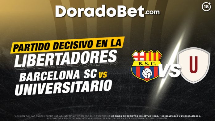 Barcelona SC vs Club Universitario por la 3ra fecha de la Copa Libertadores