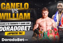 Canelo Álvarez vs William Scull frente a frente en Arabia Saudita – ¡Apuesta ahora en DoradoBet!