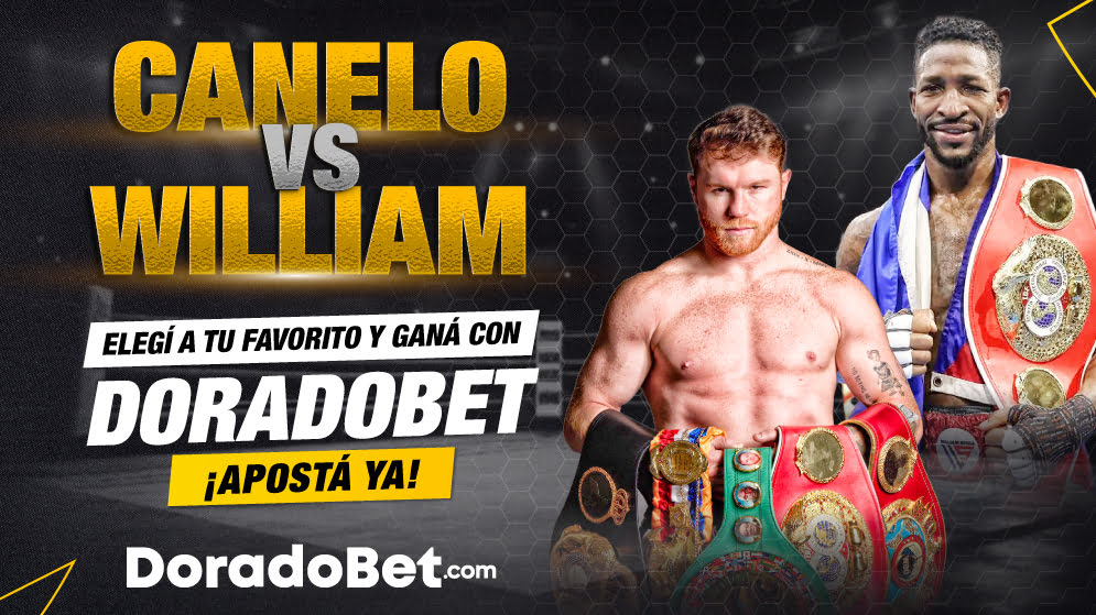 Canelo Álvarez vs William Scull frente a frente en Arabia Saudita – ¡Apuesta ahora en DoradoBet!