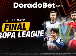 La final de la Europa League 2025 entre Tottenham y Manchester United. ¡Haz tu apuesta en DoradoBet!