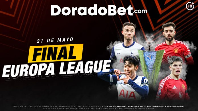 La final de la Europa League 2025 entre Tottenham y Manchester United. ¡Haz tu apuesta en DoradoBet!