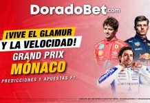 F1 GP Mónaco, ideal para apuestas deportivas en DoradoBet