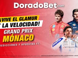 F1 GP Mónaco, ideal para apuestas deportivas en DoradoBet
