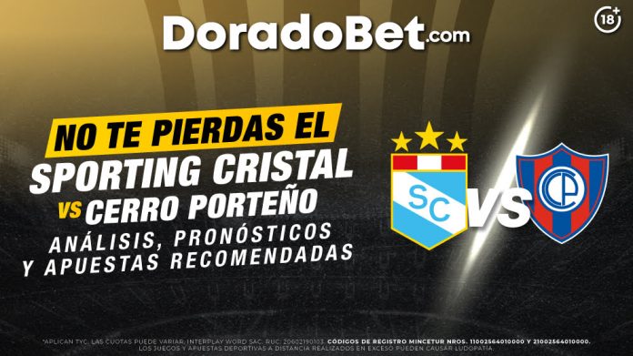 Sporting Cristal vs Cerro Porteño por la Copa Libertadores 2025: partido clave por la clasificación con grandes cuotas en DoradoBet Perú.