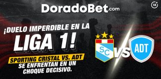 El estadio Alberto Gallardo será testigo de un duelo que puede sacudir la parte alta de la Liga 1 Perú: Sporting Cristal vs. ADT, Ideal para tus apuestas deportivas en Perú con DoradoBet, tu mejor opción como casa de apuestas Perú