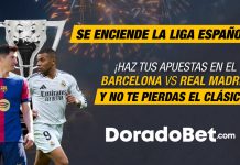 Apuestas en el Clásico FC Barcelona vs Real Madrid con DoradoBet
