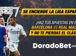 Apuestas en el Clásico FC Barcelona vs Real Madrid con DoradoBet