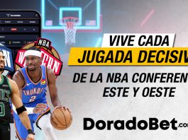 Los mejores equipos de conferencia este y oeste se enfrentan para pasar a las finales de conferencia NBA, haz tus apuestas nba y gana en Doradobet casa de apuestas guatemala