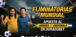 ¡Jamaica vs Guatemala en las eliminatorias mundial 2026! Conoce cómo llega la selección de fútbol de Guatemala, el historial y las mejores cuotas de apuestas de fútbol. ¡Regístrate en Doradobet, y apuesta ya!