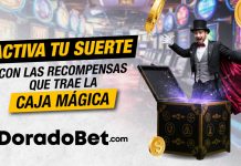 Apuesta a la promoción Caja Magica en Doradobet. Gana giros gratis mientras juegas a los tragamonedas. ¡apuesta ya!