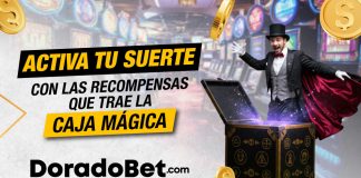 Apuesta a la promoción Caja Magica en Doradobet. Gana giros gratis mientras juegas a los tragamonedas. ¡apuesta ya!