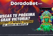 Conoce los juegos de RubyPlay en DoradoBet Perú. Disfruta de las mejores tragamonedas como Mayan Cache y Volcano Rising. ¡Gira ahora y gana grandes premios!