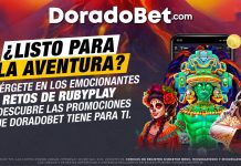 Promociones de Rubyplay en Doradobet Perú, gana mientras juegas con las mejores tragamonedas online: conoce la promoción y como ganar. ¡Registrate ya y juega!
