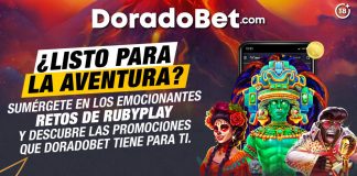 Promociones de Rubyplay en Doradobet Perú, gana mientras juegas con las mejores tragamonedas online: conoce la promoción y como ganar. ¡Registrate ya y juega!