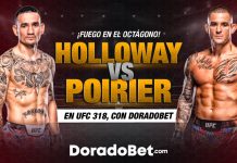 Apuestas de UFC de la pelea Max Holloway vs Dustin Power por el título de BMF: conoce cuotas, datos, el cara a cara y más. ¡Registrate ya!