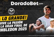 Final de Wimbledon 2025 en Doradobet: encuentra las mejores cuotas del ganador de Wimbledon. !Registrate ya!