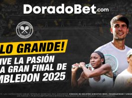Final de Wimbledon 2025 en Doradobet: encuentra las mejores cuotas del ganador de Wimbledon. !Registrate ya!