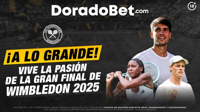 Final de Wimbledon 2025 en Doradobet: encuentra las mejores cuotas del ganador de Wimbledon. !Registrate ya!