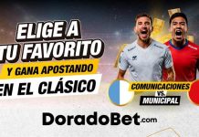 Apuestas del partido Comunicaciones FC vs Municipal en Doradobet con las mejores cuotas y mercados de Guatemala. ¡Apuesta ya!