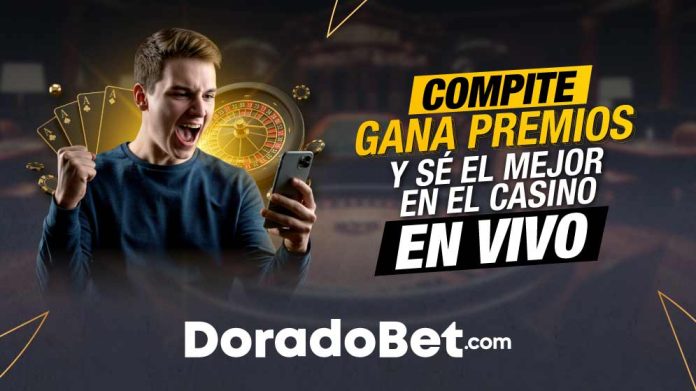 Torneo live casino en Doradobet Guatemala con grandes premios en el live casino online. ¡Registrate en doradobet y gana en los mejores casinos de guatemala!