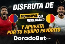 Municipal vs Herediano en Concacaf Central American Cup, vibrante encuentro de la Copa Centroamericana con apuestas de fútbol en Doradobet. ¡Apuesta ya!
