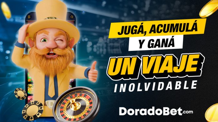 Participa en la ruta que te recompensa en Doradobet y gana hasta un viaje a Las Vegas ¡Entrá Ya!