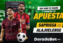 Apuestas del partido Saprissa vs Alajuelense por la Liga Promerica de Costa Rica Doradobet, la mejor casa de apuestas del país. ¡Registrate ya!