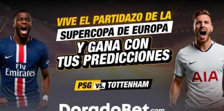 Apuestas de la final de la Supercopa de Europa entre Tottenham vs PSG con los mejores mercados y cuotas de Guatemala. ¡Registrate ya!