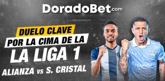 Apuestas del partido Alianza Lima vs Sporting Cristal en Doradobet, con las mejores cuotas y mercados del país. ¡Apuesta ya!