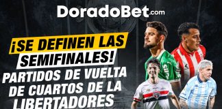 Apuestas de los partidos de vuelta de la Copa Libertadores con los mejores mercados y cuotas del País. ¡Registrate ya!