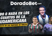 Vuelta de los cuartos de final de la Copa Sudamericana: U de Chile vs Alianza Lima y más con las mejores cuotas y mercados del país en Doradobet. ¡Ingresa ya!