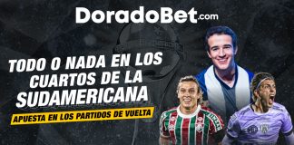 Vuelta de los cuartos de final de la Copa Sudamericana: U de Chile vs Alianza Lima y más con las mejores cuotas y mercados del país en Doradobet. ¡Ingresa ya!