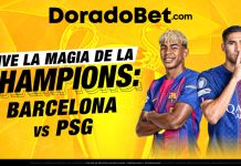 Apuestas del partido Barcelona vs PSG en Champions con las mejores cuotas y mercados del país en Doradobet ¡Registrate ya!