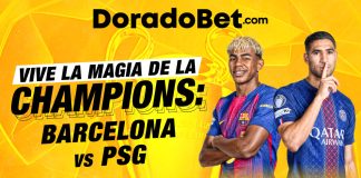 Apuestas del partido Barcelona vs PSG en Champions con las mejores cuotas y mercados del país en Doradobet ¡Registrate ya!