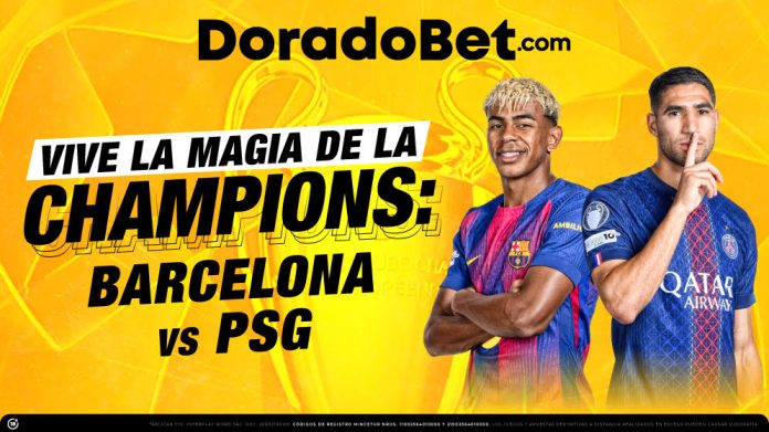 Apuestas del partido Barcelona vs PSG en Champions con las mejores cuotas y mercados del país en Doradobet ¡Registrate ya!