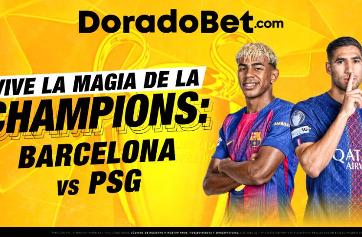 Apuestas del partido Barcelona vs PSG en Champions con las mejores cuotas y mercados del país en Doradobet ¡Registrate ya!