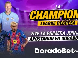Apuestas de la primera jornada de Champions League con las mejores cuotas y mercados del país. ¡Regístrate ya!