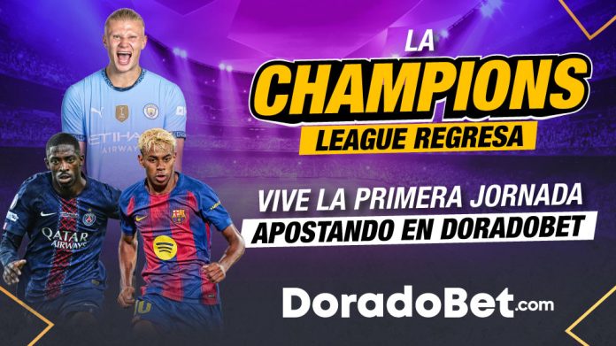 Apuestas de la primera jornada de Champions League con las mejores cuotas y mercados del país. ¡Regístrate ya!