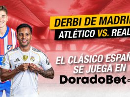 Apuestas y pronóstico del partido Atlético de Madrid vs Real Madrid en Doradobet con las mejores cuotas y mercados del país