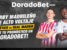 Apuestas del Atlético de Madrid vs Real Madrid en Doradobet con las mejores cuotas y pronósticos del país. ¡Ingresa ya!
