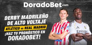 Apuestas del Atlético de Madrid vs Real Madrid en Doradobet con las mejores cuotas y pronósticos del país. ¡Ingresa ya!