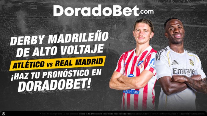 Apuestas del Atlético de Madrid vs Real Madrid en Doradobet con las mejores cuotas y pronósticos del país. ¡Ingresa ya!